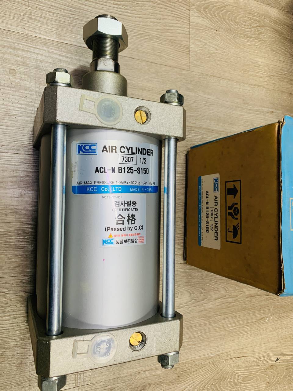 Xi Lanh Khí Nén Vuông Lớn KCC Hàn Quốc Ø125 - ACL-N B125